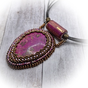 Jáspis köves nyaklánc, Ékszer, Nyaklánc, Medálos nyaklánc, Ékszerkészítés, MESKA