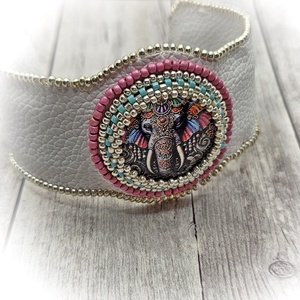 Elefántos karperec, Ékszer, Karkötő, Széles karkötő, Ékszerkészítés, MESKA