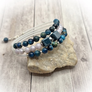 Tigrisszem karperec - ékszer - karkötő - széles karkötő - Meska.hu