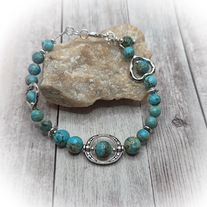 Jáspis karlánc - ékszer - karkötő - ásványkarkötő - Meska.hu