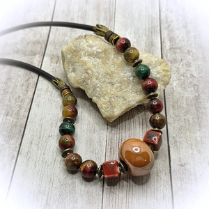 Tigirisszem nyaklánc - ékszer - nyaklánc - gyöngyös nyaklánc - Meska.hu