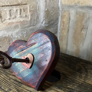 Szíved kulcsa - esküvő - dekoráció - asztaldísz - Meska.hu