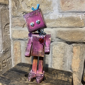 Fa Kisasszony rózsaszínben - Meska.hu