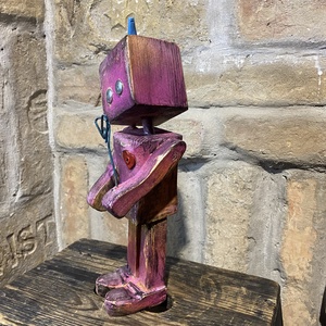 Fa Kisasszony rózsaszínben - művészet - makett, modell - Meska.hu