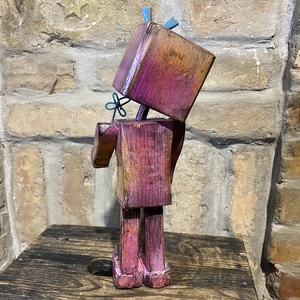 Fa Kisasszony rózsaszínben - művészet - makett, modell - Meska.hu