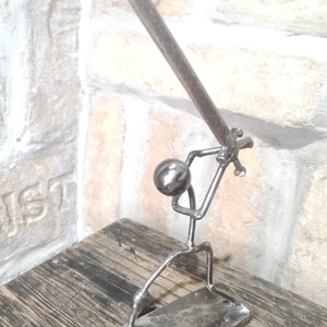 Fém harcos-karddal - otthon & életmód - dekoráció - dísztárgy - Meska.hu