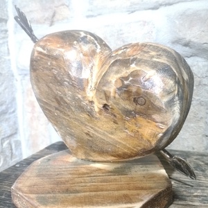 Fa szív - otthon & életmód - dekoráció - dísztárgy - Meska.hu