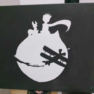 Kis herceg akrillfestmény  - művészet - festmény - akril - Meska.hu