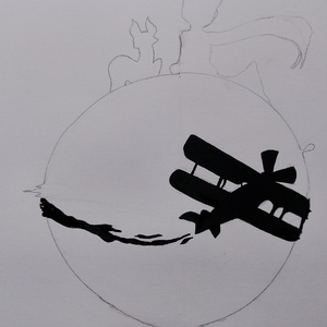 Kis herceg akrillfestmény  - művészet - festmény - akril - Meska.hu