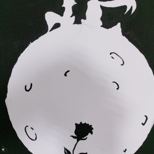 Kis herceg akrillfestmény  - Meska.hu