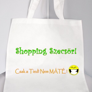 Egyedi bevásárló szatyor - táska & tok - bevásárlás & shopper táska - shopper, textiltáska, szatyor - Meska.hu