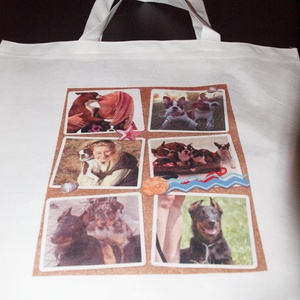 Egyedi bevásárló szatyor - táska & tok - bevásárlás & shopper táska - shopper, textiltáska, szatyor - Meska.hu