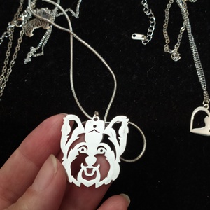 Kutyás nemesacél kulcstartó vagy nyaklánc - ékszer - nyaklánc - medálos nyaklánc - Meska.hu