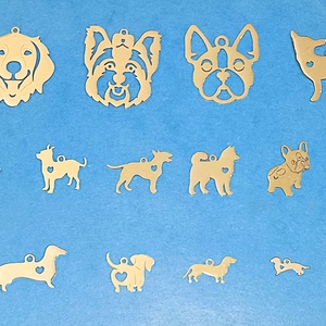 Kutyás nemesacél kulcstartó vagy nyaklánc - ékszer - nyaklánc - medálos nyaklánc - Meska.hu