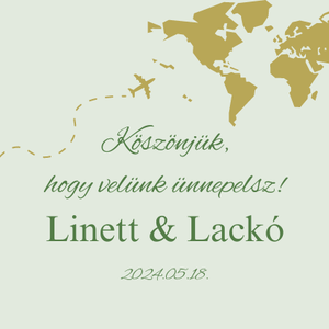 Pálinkás csatos üveg - esküvő - emlék & ajándék - köszönőajándék - Meska.hu