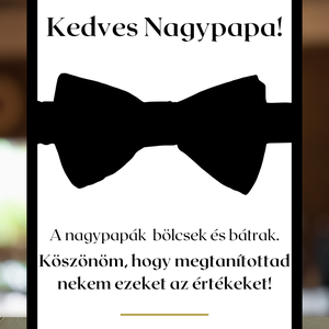 Nagypapa ajándék - otthon & életmód - papír, írószer - Meska.hu