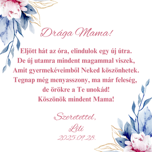 Szülőköszöntő / Nagymama köszöntő - esküvő - emlék & ajándék - szülőköszöntő ajándék - Meska.hu