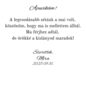 Apa köszöntő ajándék - esküvő - emlék & ajándék - szülőköszöntő ajándék - Meska.hu