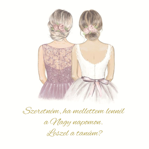Tanú köszöntő - esküvő - emlék & ajándék - köszönőajándék - Meska.hu