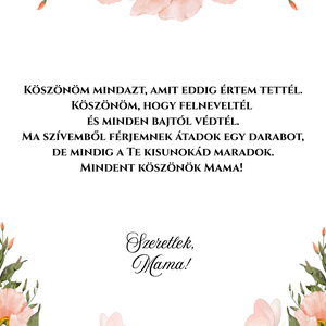 Nagymama köszöntő - esküvő - emlék & ajándék - szülőköszöntő ajándék - Meska.hu