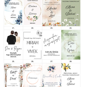 Pálinkás üveg - esküvő - emlék & ajándék - köszönőajándék - Meska.hu