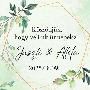 Pálinkás csatos üveg - esküvő - emlék & ajándék - köszönőajándék - Meska.hu