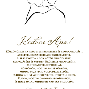 Szülőköszöntő / Nagypapa köszöntő - esküvő - emlék & ajándék - szülőköszöntő ajándék - Meska.hu