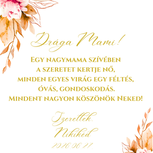 Szülőköszöntő / Nagymama köszöntő - esküvő - emlék & ajándék - szülőköszöntő ajándék - Meska.hu