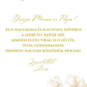 Szülőköszöntő / Nagymama köszöntő - esküvő - emlék & ajándék - szülőköszöntő ajándék - Meska.hu