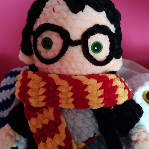Horgolt Varázsló Fiú Figura - 30 cm-es Amigurumi Varázslatos Ajándék vagy Dekoráció, Játék & Sport, Plüssállat & Játékfigura, Ember, Horgolás, MESKA