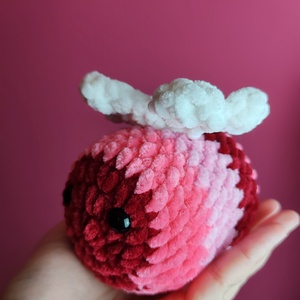 Méhecske Szerelem bogár Horgolt - 10 cm-es Valentin-napi Amigurumi Ajándék Dekoráció Játék, Játék & Sport, Plüssállat & Játékfigura, Más figura, Horgolás, MESKA
