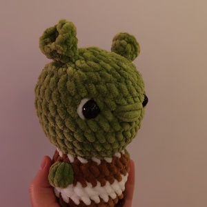 Shrek ihlette horgolt mesefigura zöld ogre játék ajándék  - játék & sport - plüssállat & játékfigura - plüss mesefigurák - Meska.hu