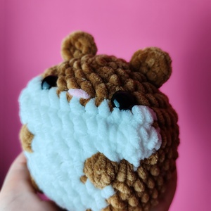 Hörcsög horgolt amigurumi barna fehér ajándék játék felnőtt gyerek - játék & sport - plüssállat & játékfigura - más figura - Meska.hu