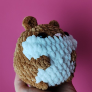 Hörcsög horgolt amigurumi barna fehér ajándék játék felnőtt gyerek - játék & sport - plüssállat & játékfigura - más figura - Meska.hu