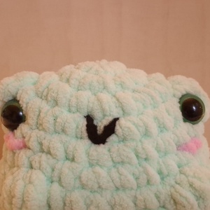 Amigurumi béka - játék & sport - plüssállat & játékfigura - béka - Meska.hu