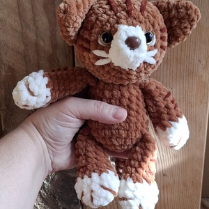 Amigurumi cica - játék & sport - plüssállat & játékfigura - cica - Meska.hu