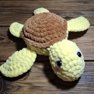 Amigurumi teknős - játék & sport - plüssállat & játékfigura - más figura - Meska.hu