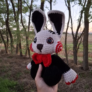 Fűrész ihletésű nyuszi - játék & sport - plüssállat & játékfigura - nyuszi - Meska.hu