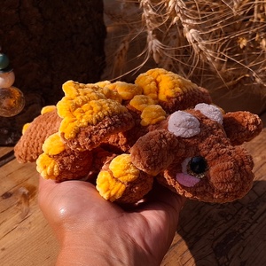 Őszi sárkány - játék & sport - plüssállat & játékfigura - más figura - Meska.hu