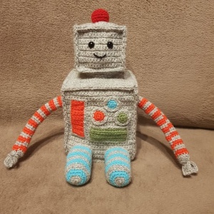 Robi  a szuperrobot  - játék & sport - plüssállat & játékfigura - robot & gép - Meska.hu