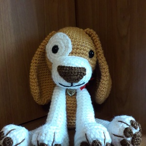 Beagle kutyus horgolt kutyus - Meska.hu