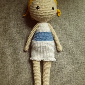 Amigurumi lány baba, Játék & Sport, Plüssállat & Játékfigura, Más figura, Horgolás, Varrás, MESKA