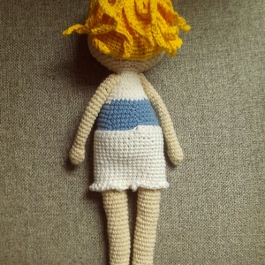 Amigurumi lány baba - játék & sport - plüssállat & játékfigura - más figura - Meska.hu