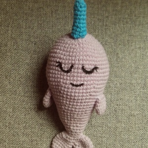 Amigurumi narvál, Játék & Sport, Plüssállat & Játékfigura, Más figura, Horgolás, Varrás, MESKA