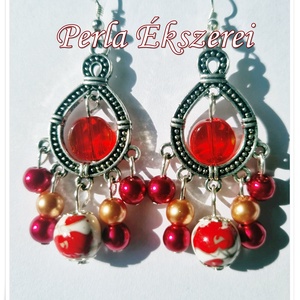 Piros pozsgás - ékszer - fülbevaló - lógó fülbevaló - Meska.hu Piros pozsgás - ékszer - fülbevaló - lógó fülbevaló - Meska.hu