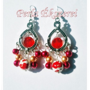 Piros pozsgás - ékszer - fülbevaló - lógó fülbevaló - Meska.hu Piros pozsgás - ékszer - fülbevaló - lógó fülbevaló - Meska.hu