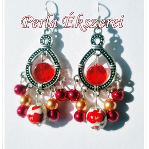 Piros pozsgás - ékszer - fülbevaló - lógó fülbevaló - Meska.hu Piros pozsgás - ékszer - fülbevaló - lógó fülbevaló - Meska.hu