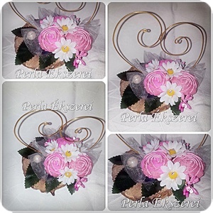 Rózsás álom., Esküvő, Kiegészítők, Gyűrűtartó & Gyűrűpárna, Famegmunkálás, Mindenmás, MESKA