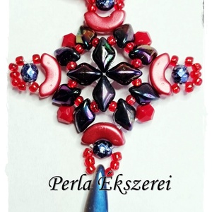 Pippa kereszt medál - ékszer - nyaklánc - medálos nyaklánc - Meska.hu