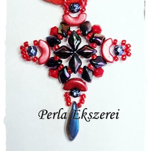 Pippa kereszt medál - ékszer - nyaklánc - medálos nyaklánc - Meska.hu